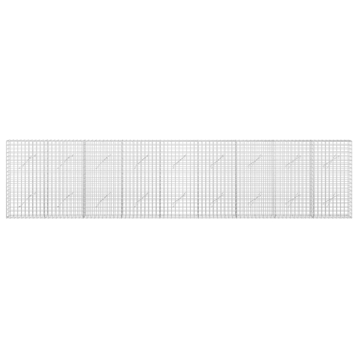 Gabionas su 5 mm viela ir 5x5 cm tinkleliu 450x10x100 cm