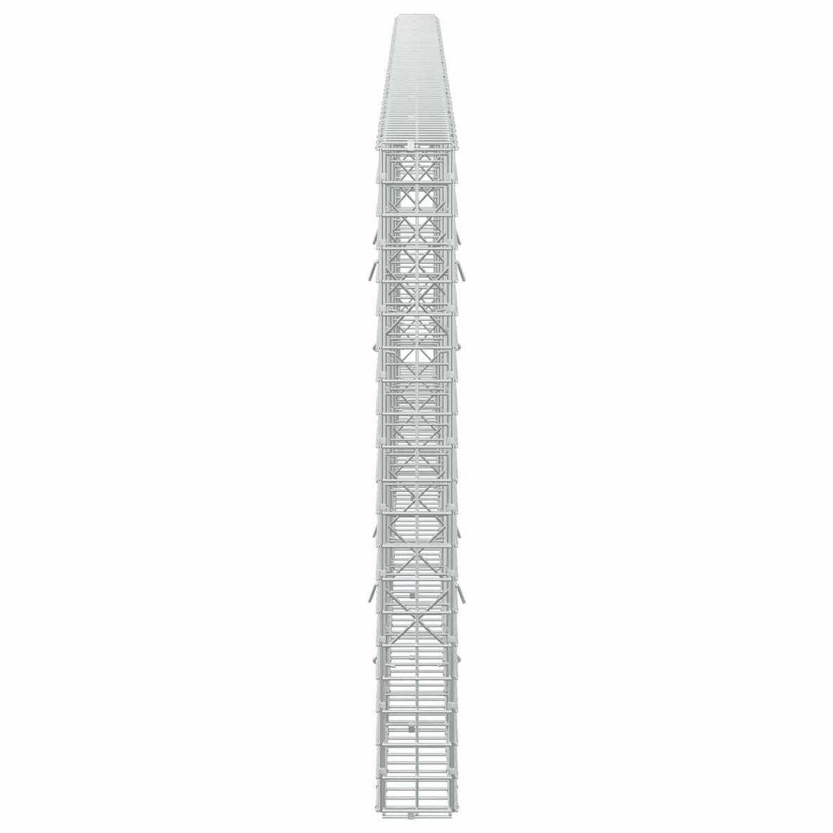 Gabionas su 5 mm viela ir 5x5 cm tinkleliu 450x10x100 cm