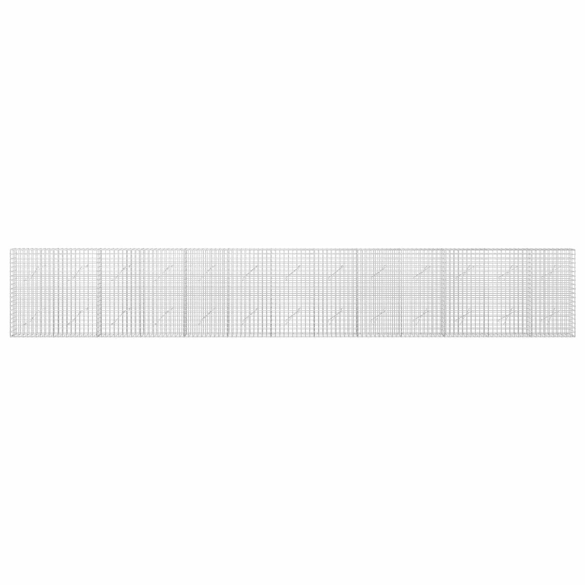 Gabionas su 5 mm viela ir 5x5 cm tinkleliu 650x10x100 cm