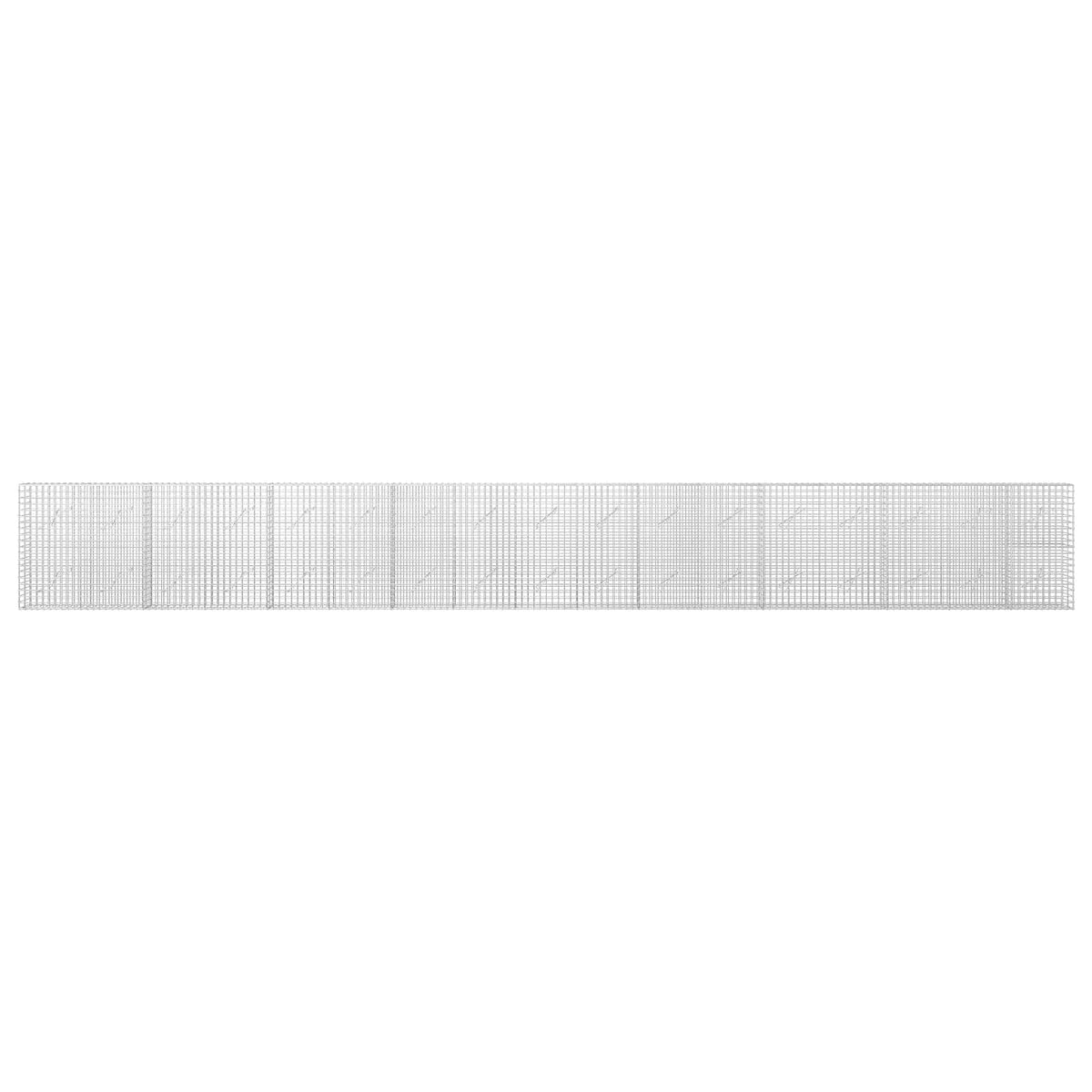 Gabionas su 5 mm viela ir 5x5 cm tinkleliu 850x10x100 cm
