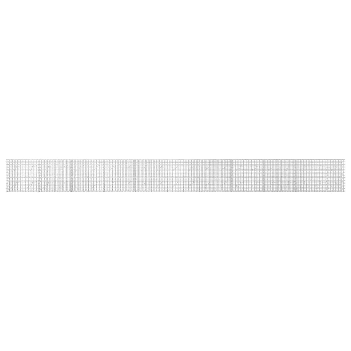 Gabionas su 5 mm viela ir 5x5 cm tinkleliu 1050x10x100 cm