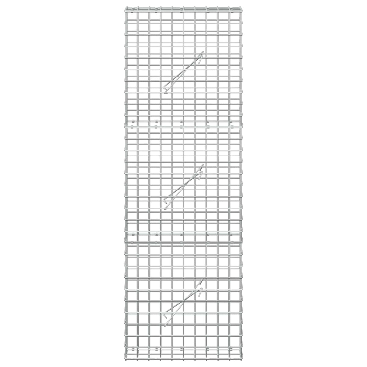 Gabionas su 5 mm viela ir 5x5 cm tinkleliu 50x10x150 cm