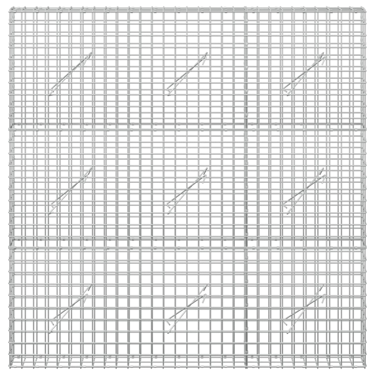Gabionas su 5 mm viela ir 5x5 cm tinkleliu 150x10x150 cm
