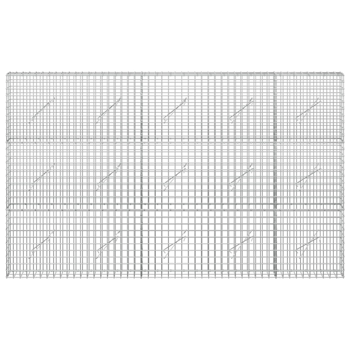 Gabionas su 5 mm viela ir 5x5 cm tinkleliu 250x10x150 cm