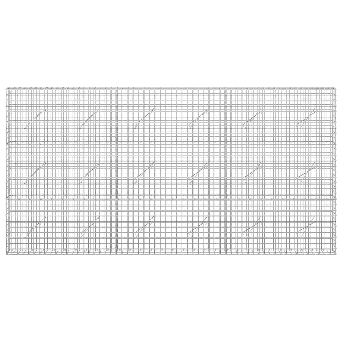 Gabionas su 5 mm viela ir 5x5 cm tinkleliu 300x10x150 cm