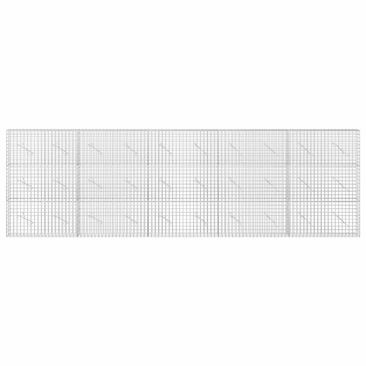 Gabionas su 5 mm viela ir 5x5 cm tinkleliu 500x10x150 cm