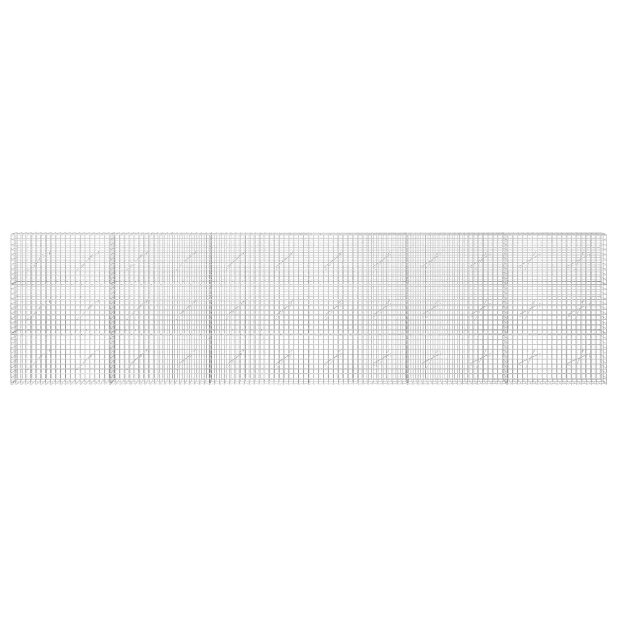 Gabionas su 5 mm viela ir 5x5 cm tinkleliu 600x10x150 cm