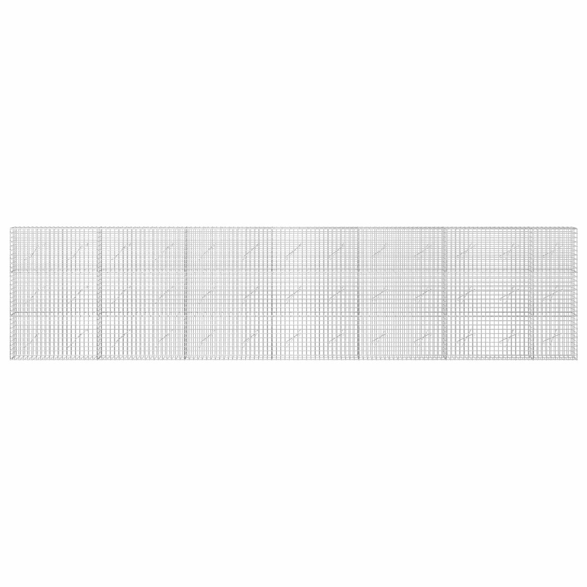Gabionas su 5 mm viela ir 5x5 cm tinkleliu 650x10x150 cm