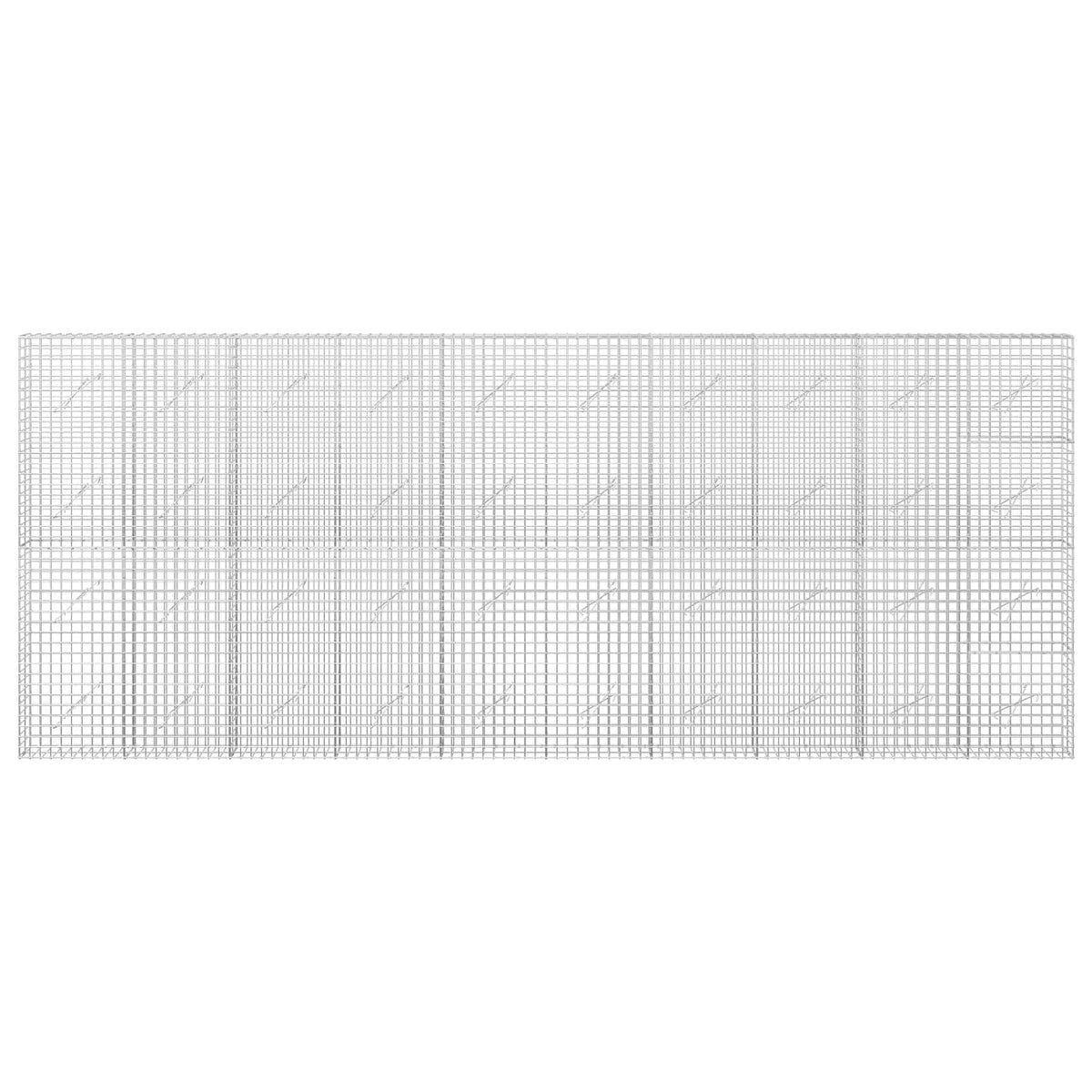 Gabionas su 5 mm viela ir 5x5 cm tinkleliu 500x10x200 cm