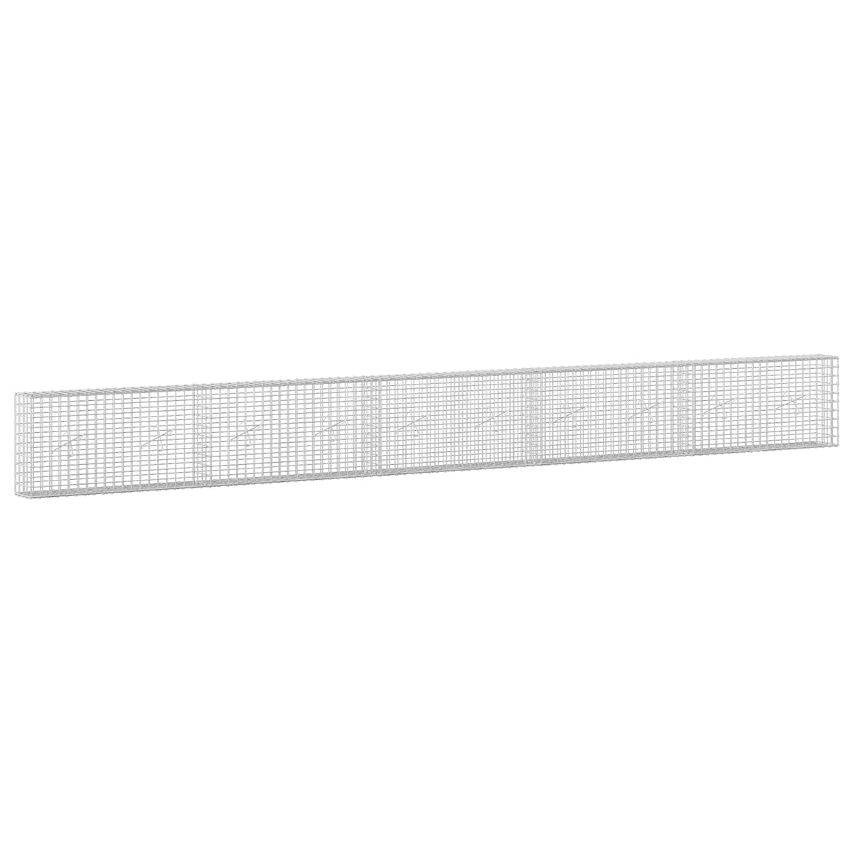Gabionas su 5 mm viela ir 5x5 cm tinkleliu 500x20x50 cm