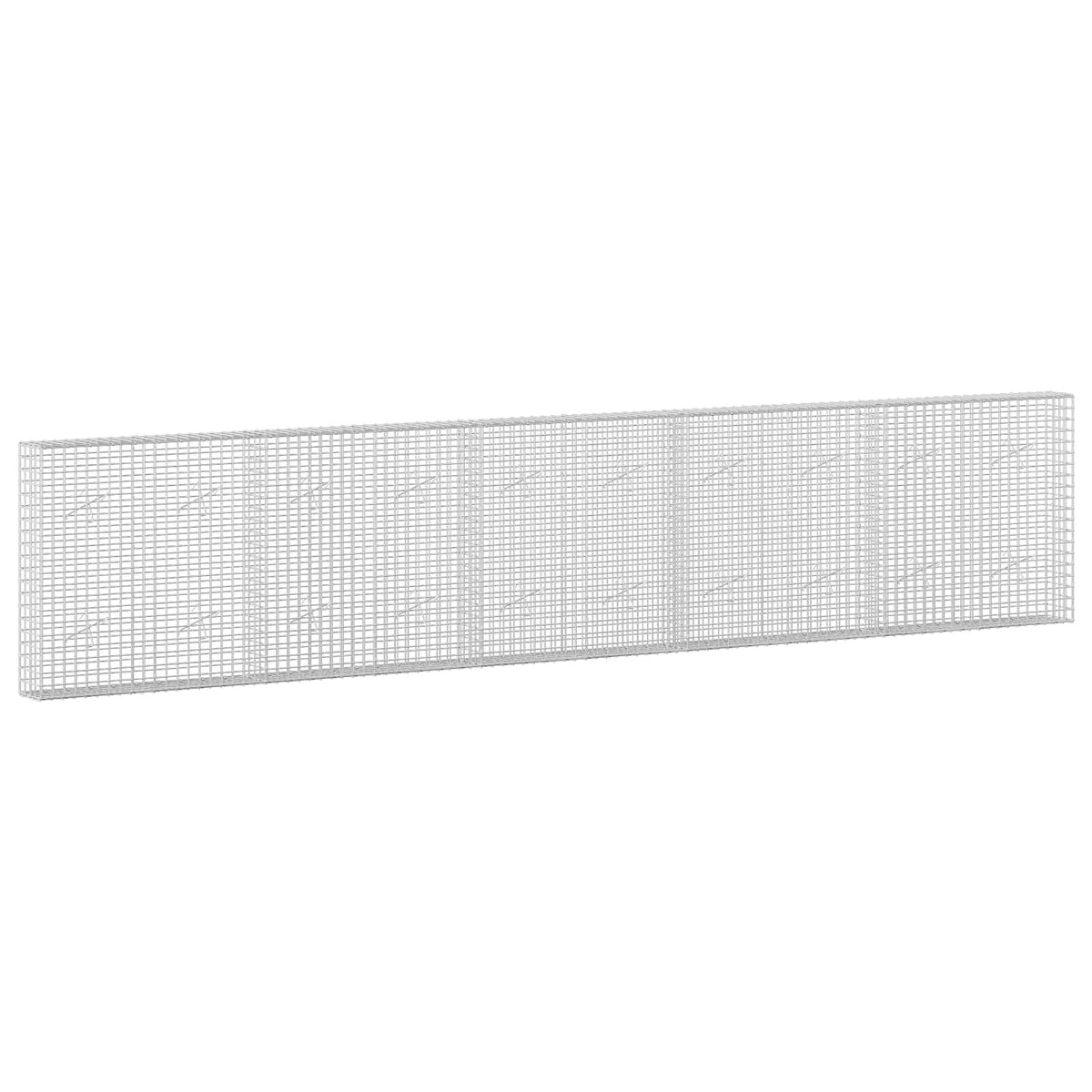 Gabionas su 5 mm viela ir 5x5 cm tinkleliu 500x20x100 cm