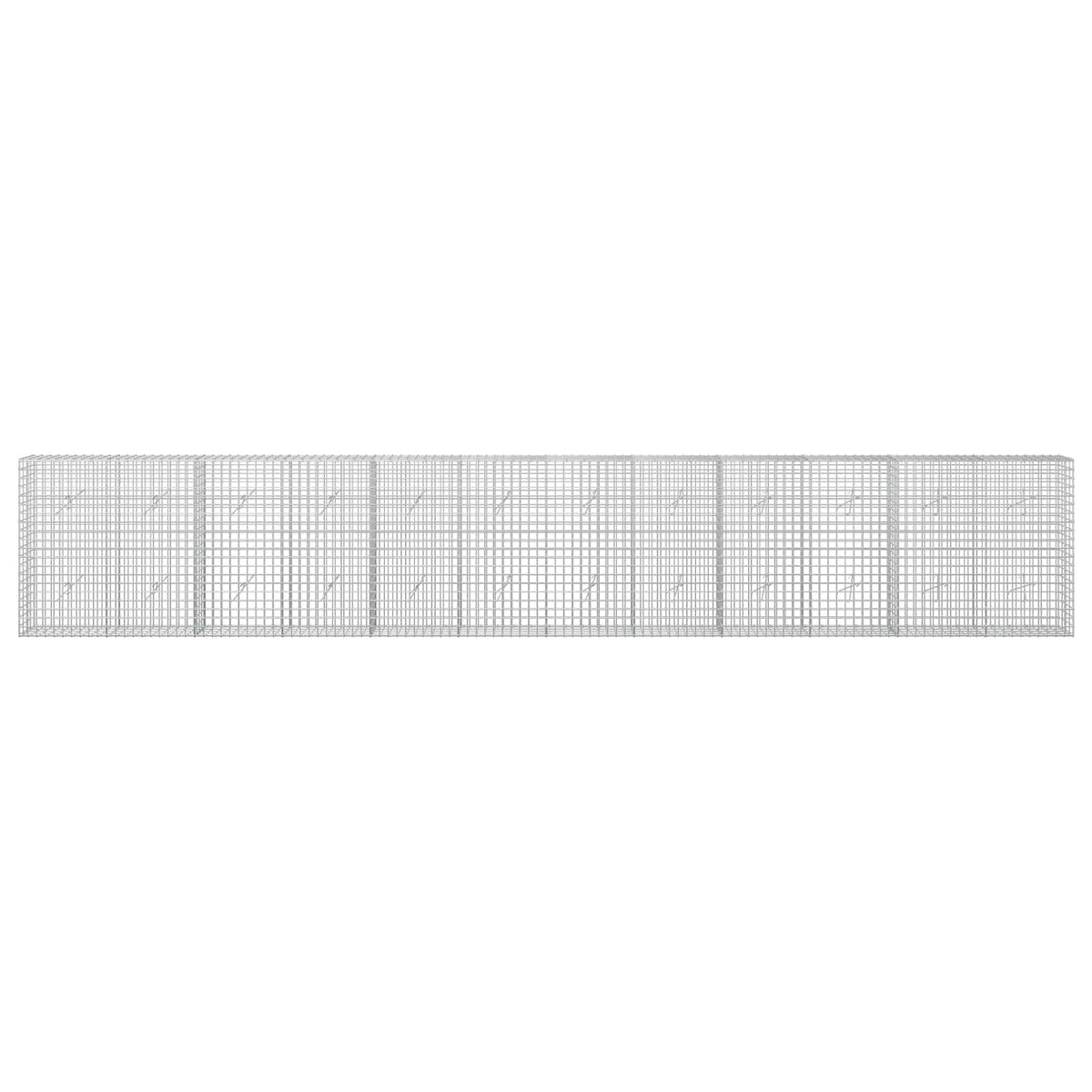 Gabionas su 5 mm viela ir 5x5 cm tinkleliu 600x20x100 cm