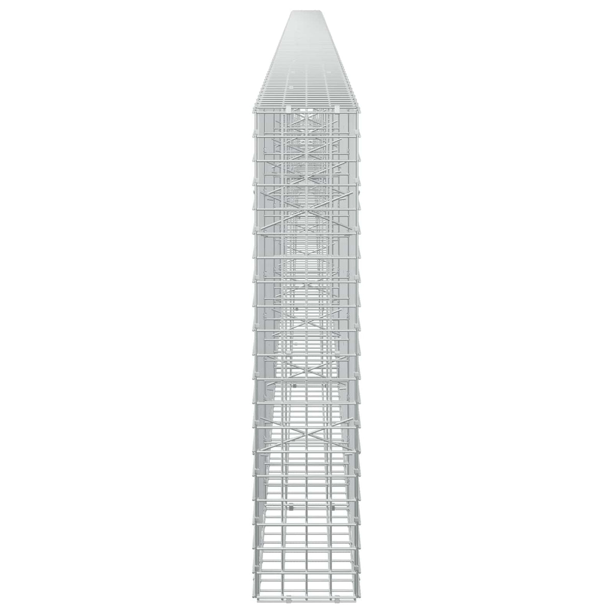 Gabionas su 5 mm viela ir 5x5 cm tinkleliu 750x20x100 cm