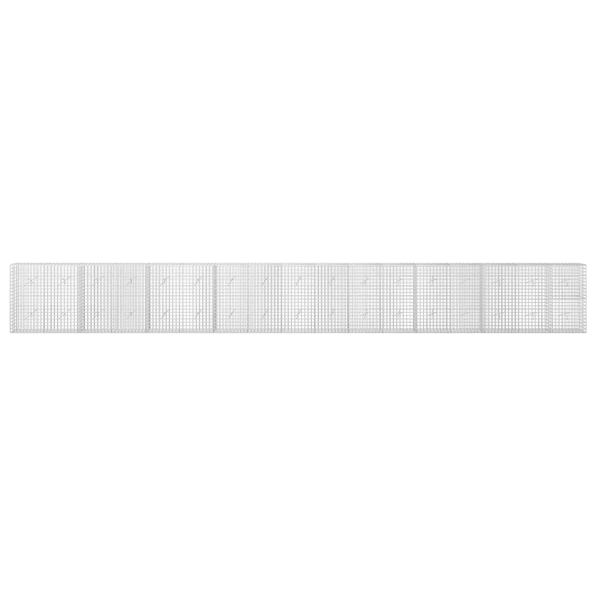 Gabionas su 5 mm viela ir 5x5 cm tinkleliu 850x20x100 cm
