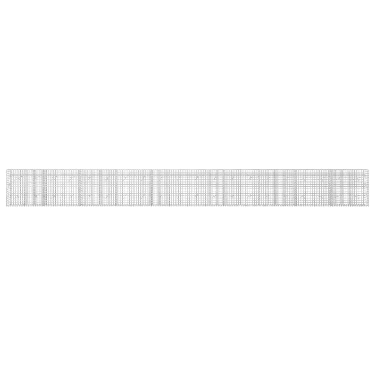 Gabionas su 5 mm viela ir 5x5 cm tinkleliu 1000x20x100 cm