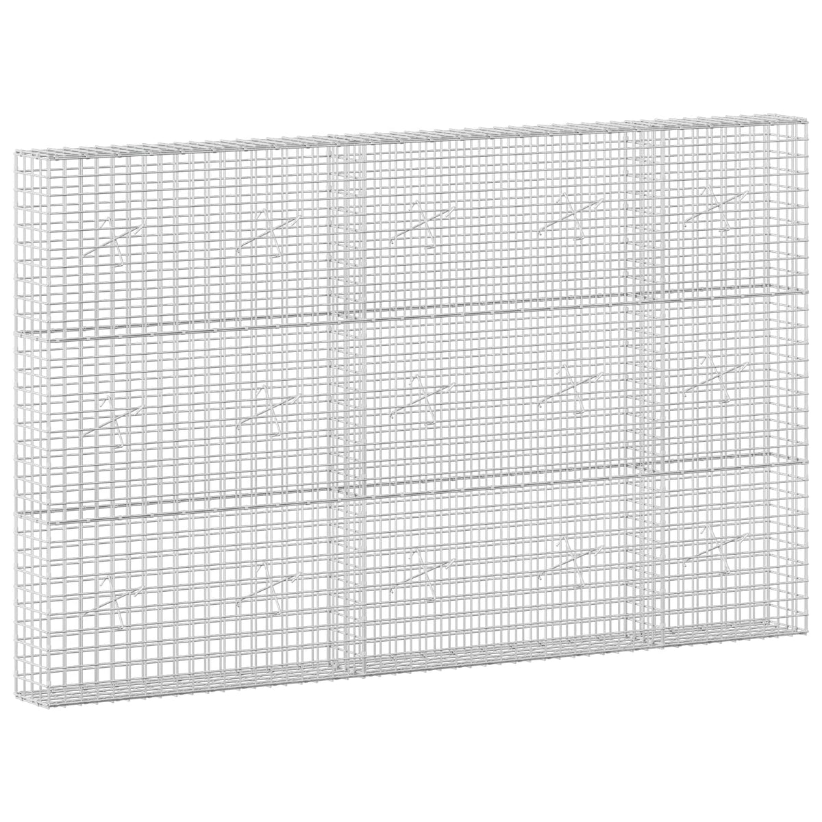Gabionas su 5 mm viela ir 5x5 cm tinkleliu 250x20x150 cm