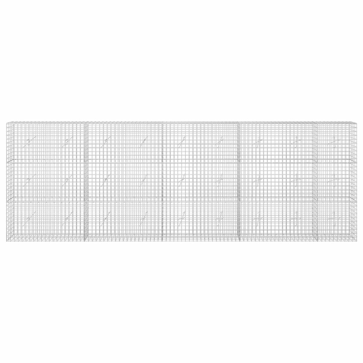 Gabionas su 5 mm viela ir 5x5 cm tinkleliu 450x20x150 cm
