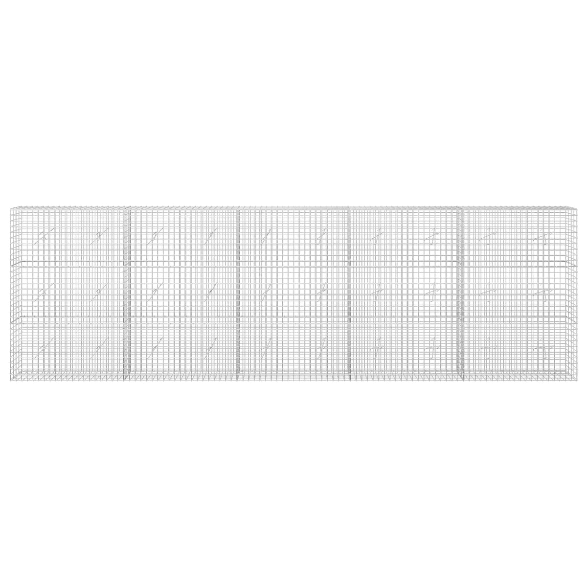 Gabionas su 5 mm viela ir 5x5 cm tinkleliu 500x20x150 cm