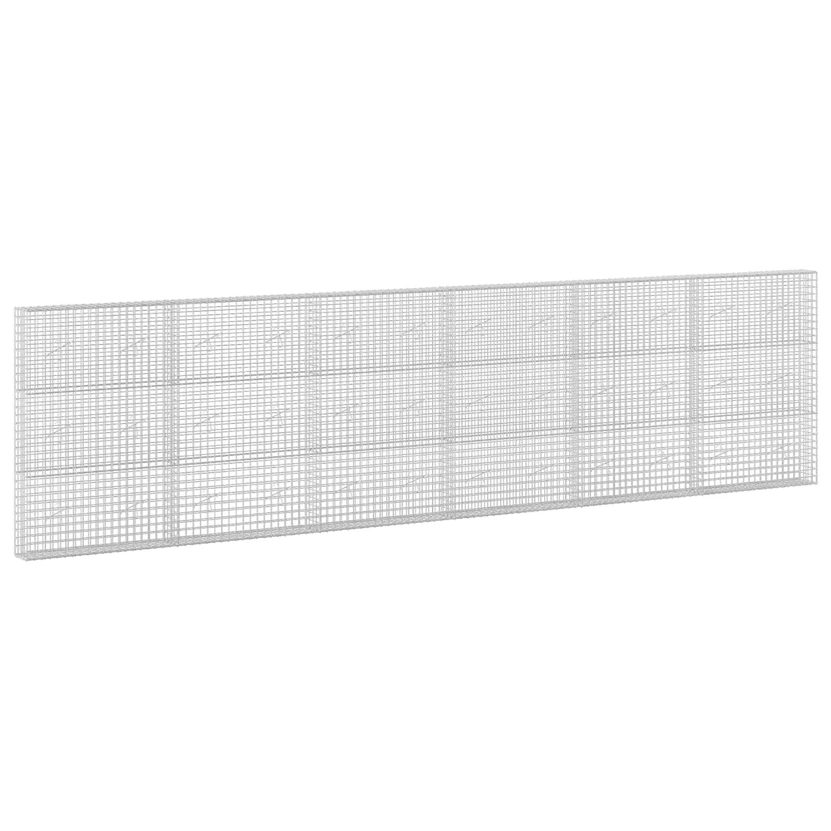 Gabionas su 5 mm viela ir 5x5 cm tinkleliu 600x20x150 cm