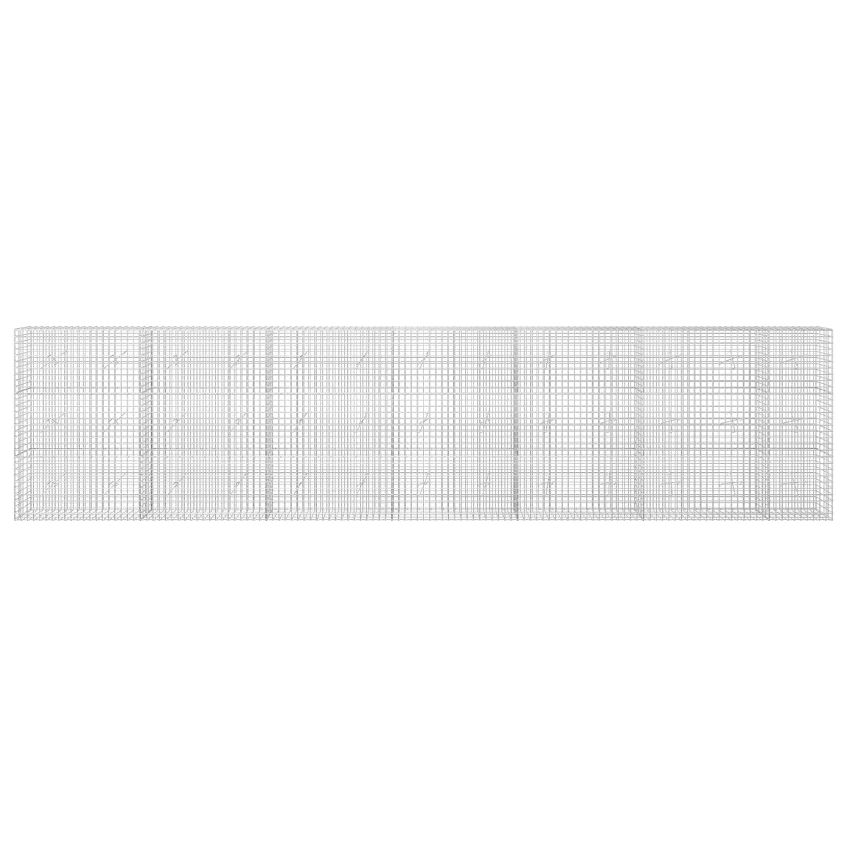 Gabionas su 5 mm viela ir 5x5 cm tinkleliu 650x20x150 cm