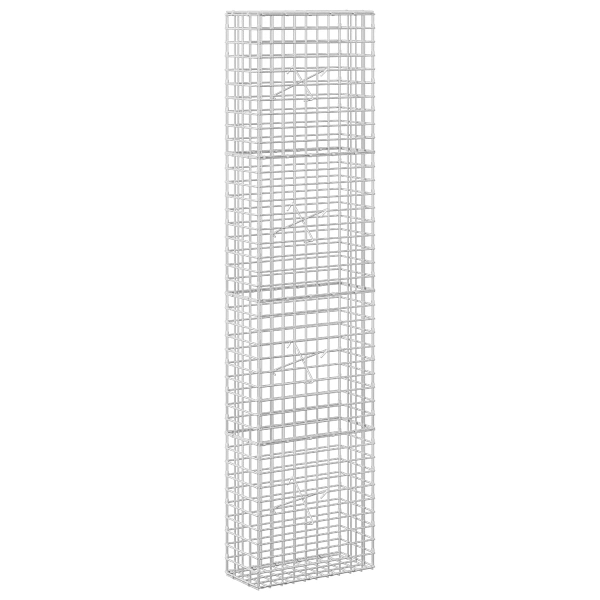 Gabionas su 5 mm viela ir 5x5 cm tinkleliu 50x20x200 cm