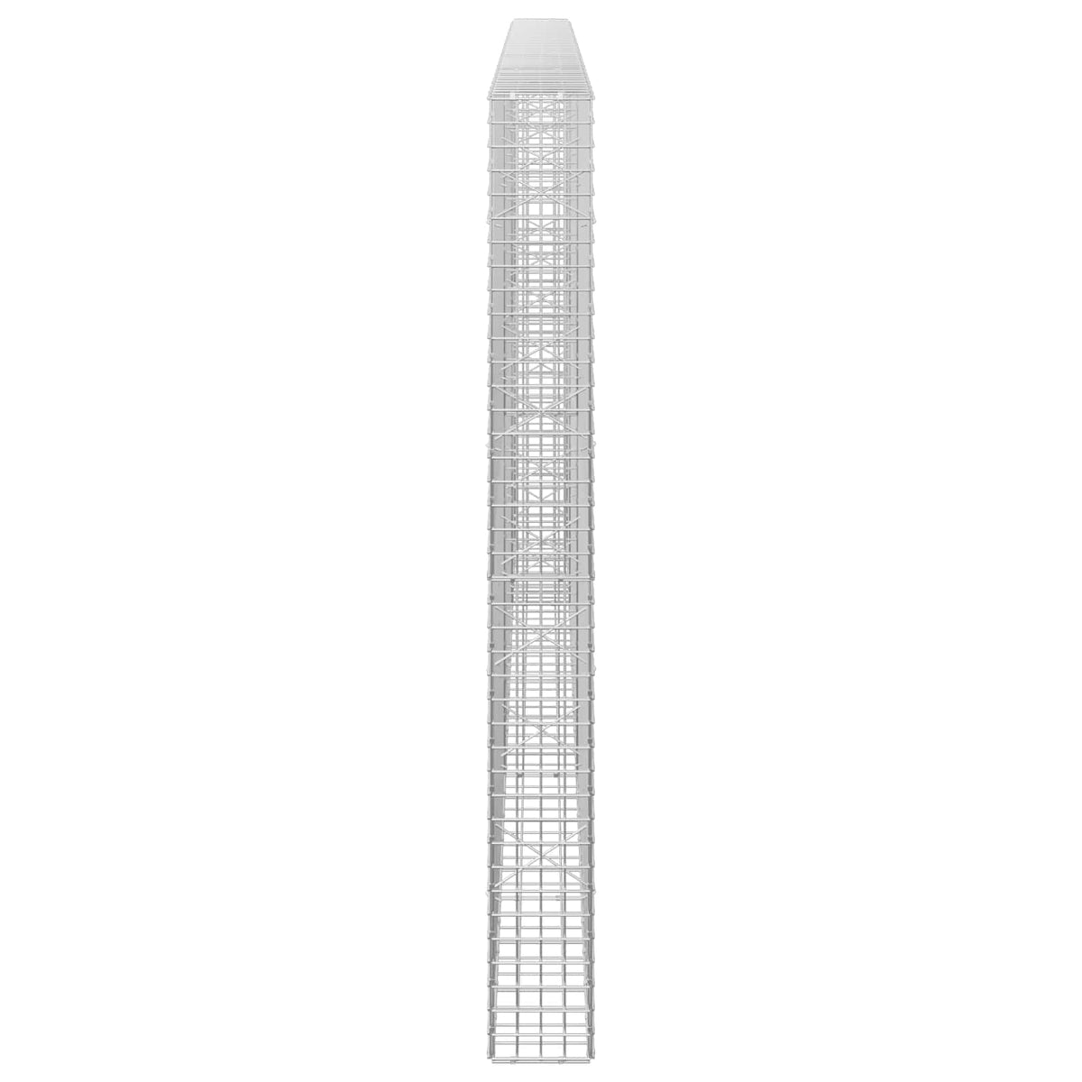 Gabionas su 5 mm viela ir 5x5 cm tinkleliu 250x20x200 cm
