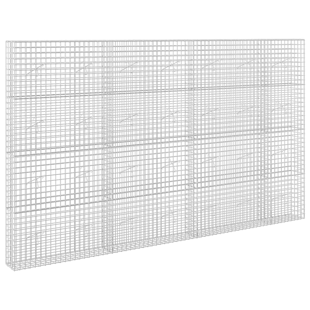 Gabionas su 5 mm viela ir 5x5 cm tinkleliu 350x20x200 cm