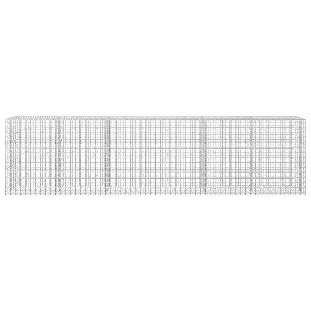 Gabionas su 5 mm viela ir 5x5 cm tinkleliu 600x30x150 cm