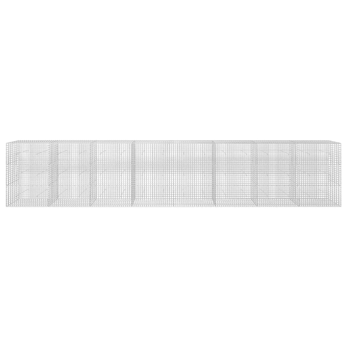 Gabionas su 5 mm viela ir 5x5 cm tinkleliu 800x30x150 cm