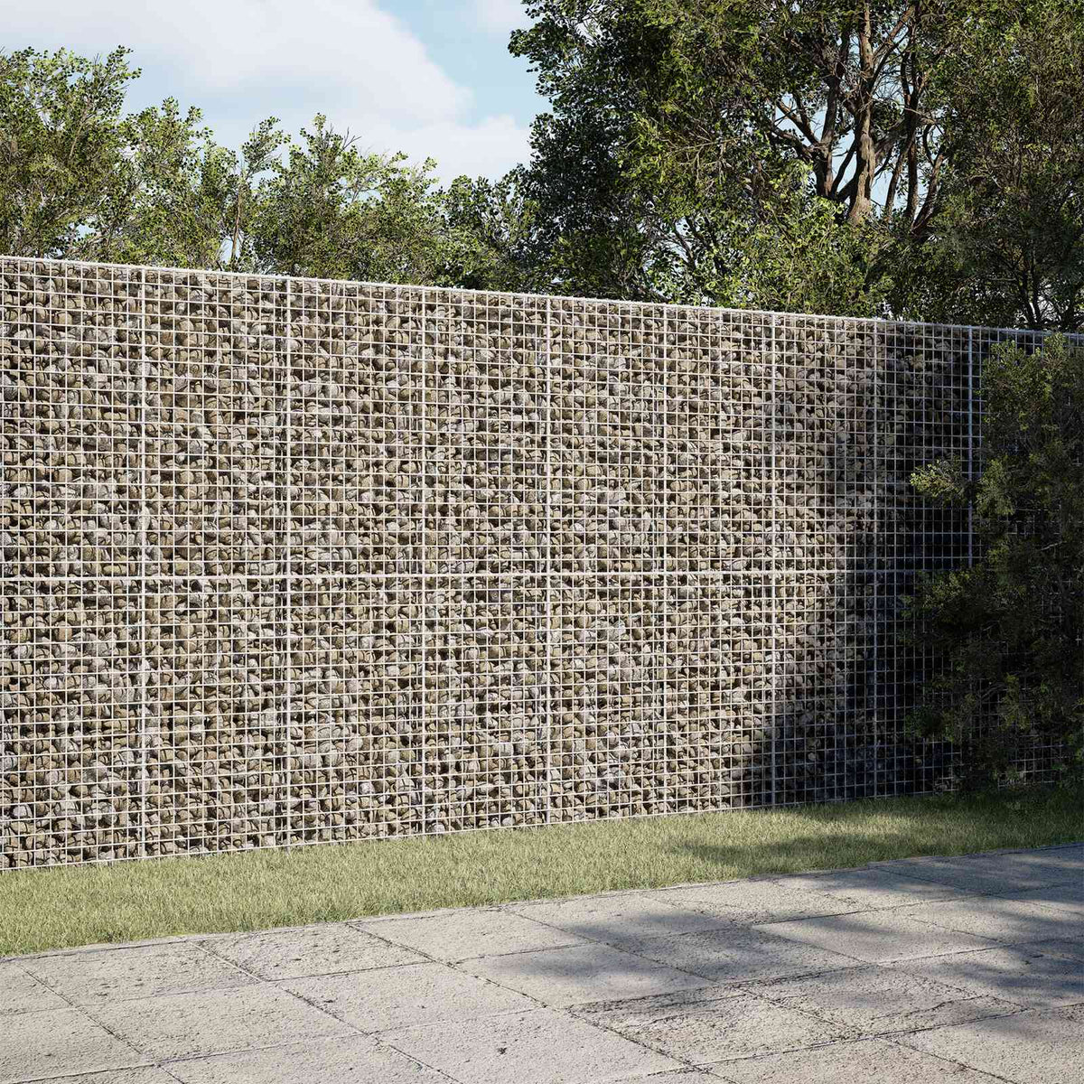 Gabionas su 5 mm viela ir 5x5 cm tinkleliu 250x30x200 cm