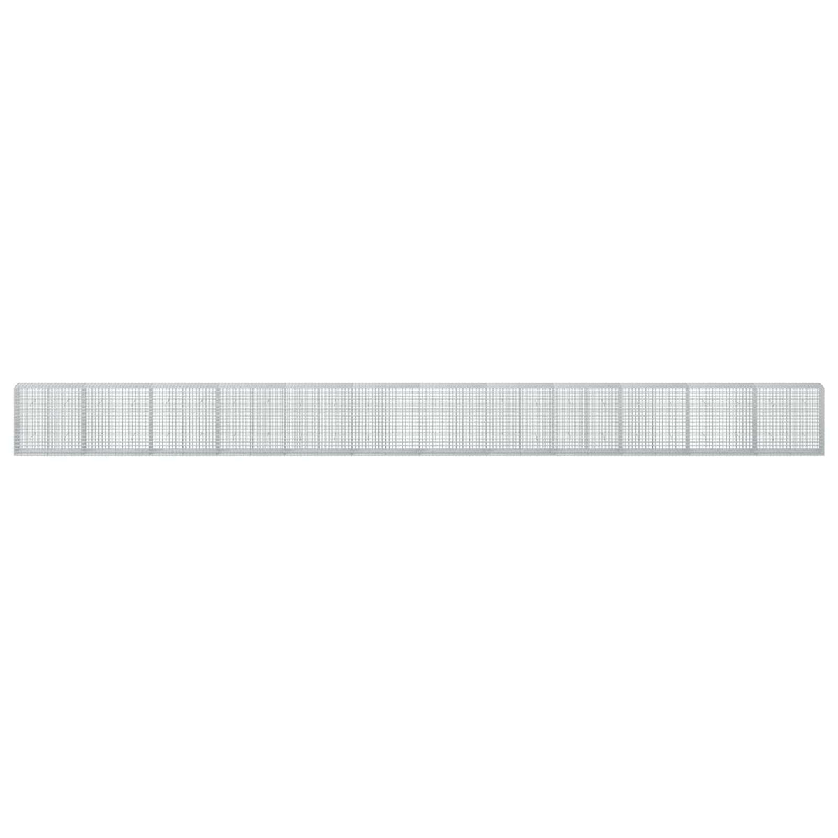 Gabionas su 5 mm viela ir 5x5 cm tinkleliu 1200x50x100 cm