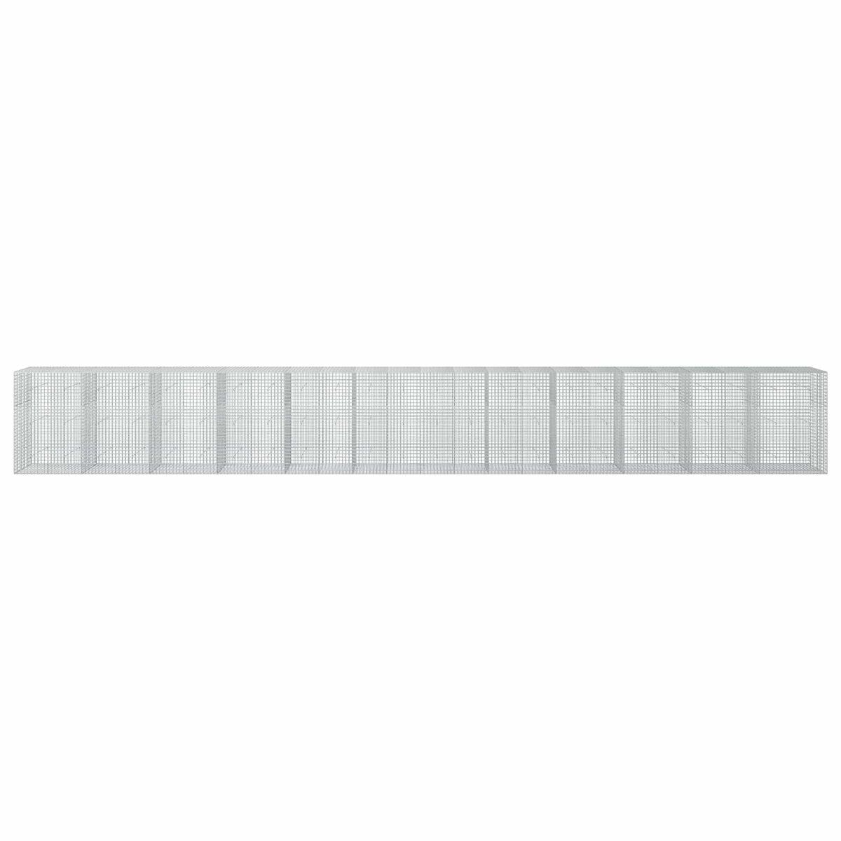 Gabionas su 5 mm viela ir 5x5 cm tinkleliu 1200x50x150 cm