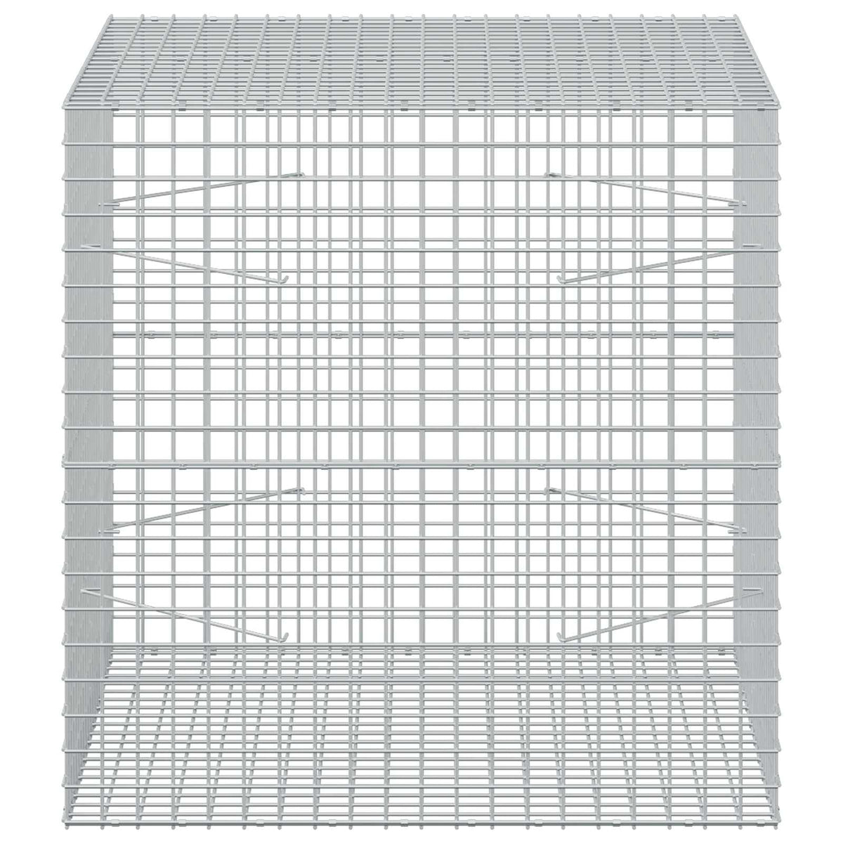 Gabionas su 5 mm viela ir 5x5 cm tinkleliu 100x100x100 cm