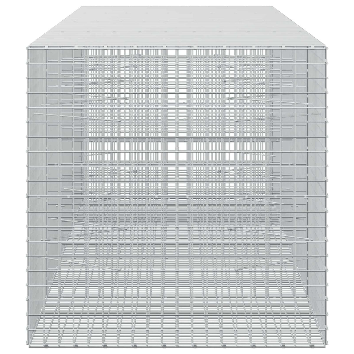 Gabionas su 5 mm viela ir 5x5 cm tinkleliu 400x100x100 cm