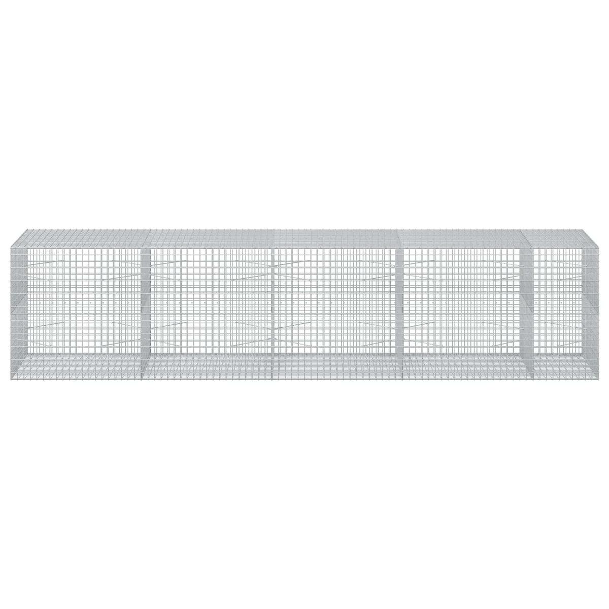 Gabionas su 5 mm viela ir 5x5 cm tinkleliu 450x100x100 cm