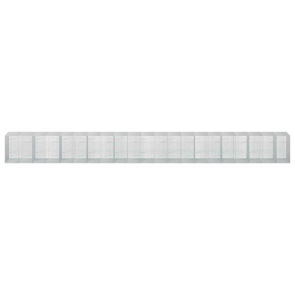 Gabionas su 5 mm viela ir 5x5 cm tinkleliu 1050x100x100 cm