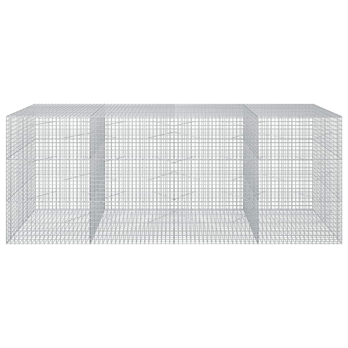 Gabionas su 5 mm viela ir 5x5 cm tinkleliu 400x100x150 cm