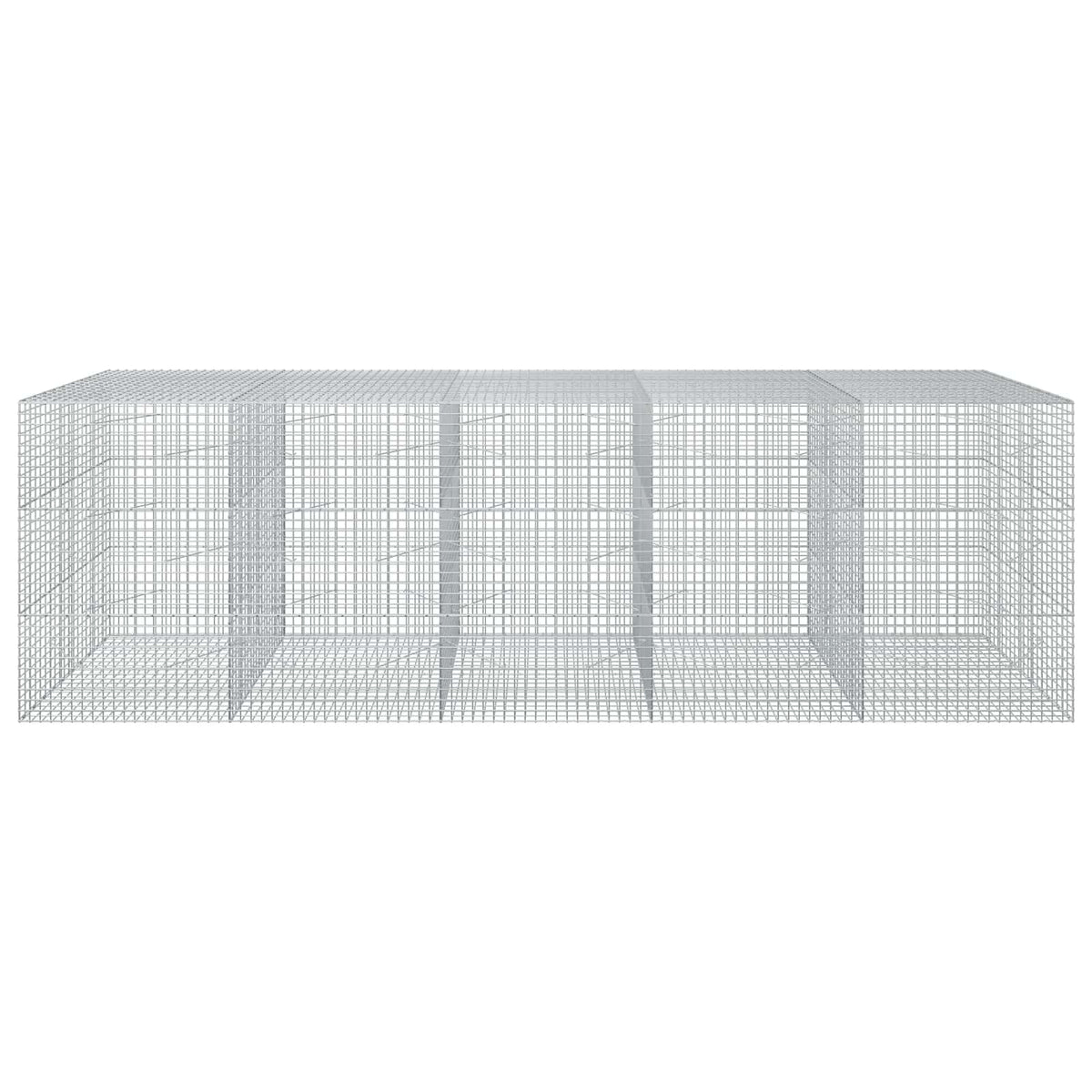Gabionas su 5 mm viela ir 5x5 cm tinkleliu 500x100x150 cm