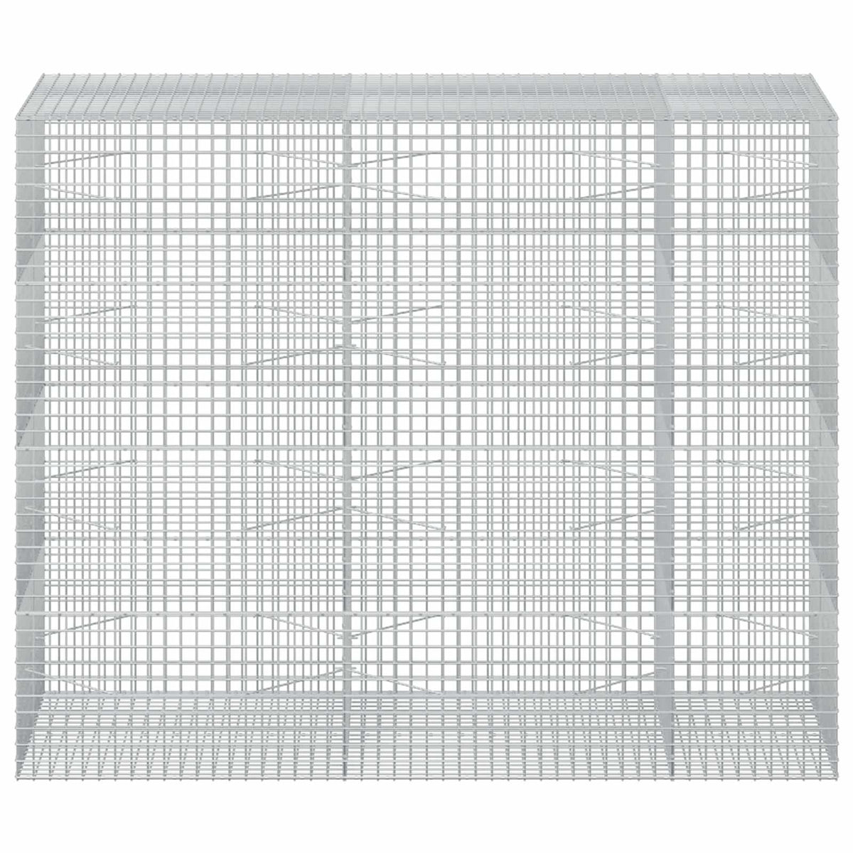 Gabionas su 5 mm viela ir 5x5 cm tinkleliu 250x100x200 cm