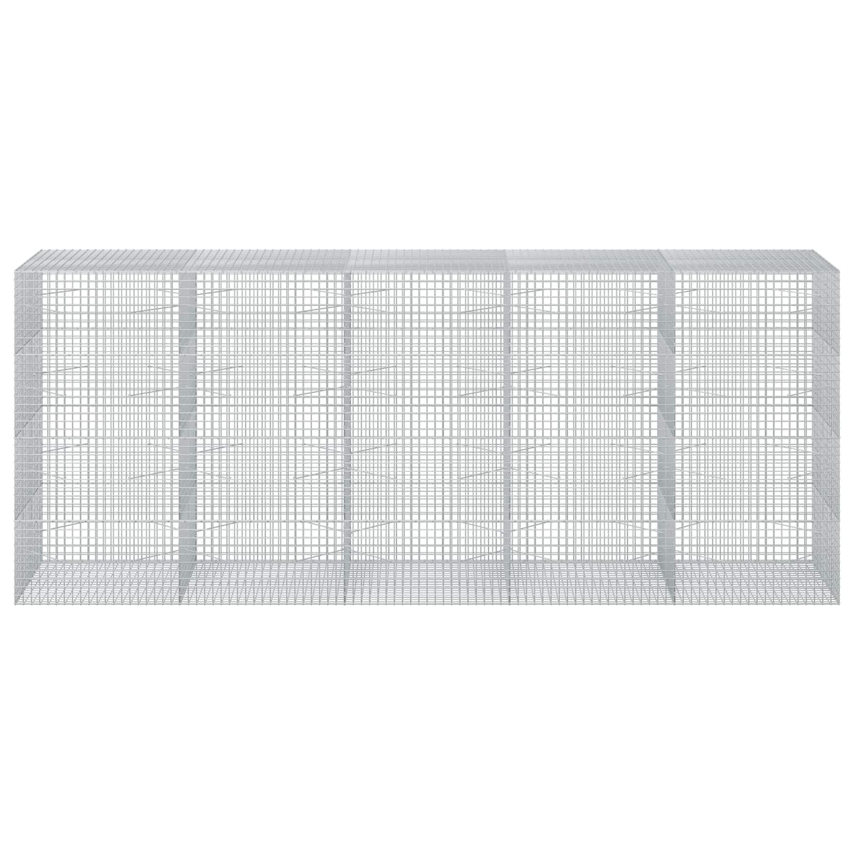 Gabionas su 5 mm viela ir 5x5 cm tinkleliu 500x100x200 cm
