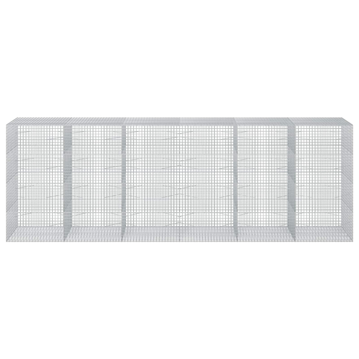 Gabionas su 5 mm viela ir 5x5 cm tinkleliu 600x100x200 cm