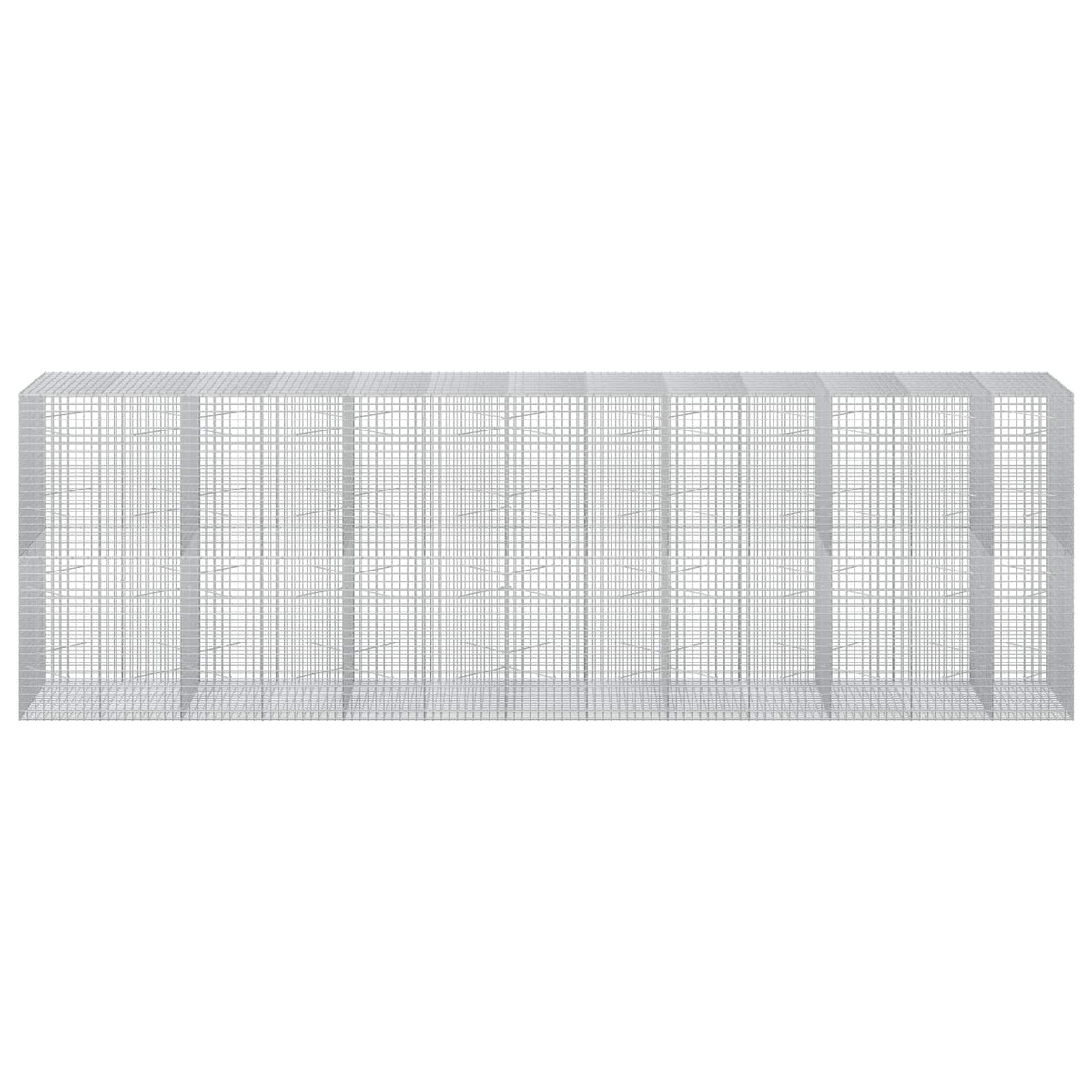 Gabionas su 5 mm viela ir 5x5 cm tinkleliu 650x100x200 cm
