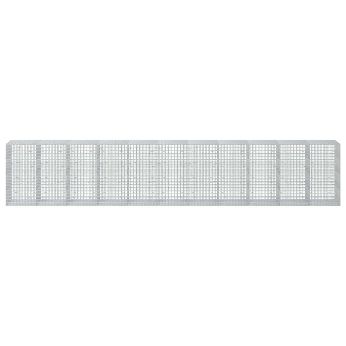 Gabionas su 5 mm viela ir 5x5 cm tinkleliu 1100x100x200 cm
