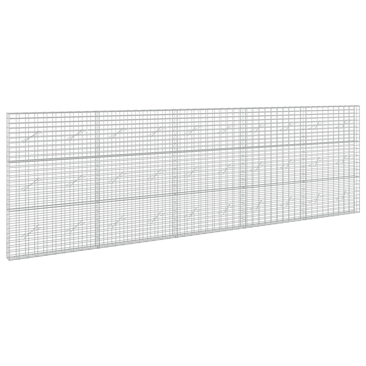 Gabionas su 5 mm Viela ir 5x10 cm Tinkleliu 500x10x150 cm
