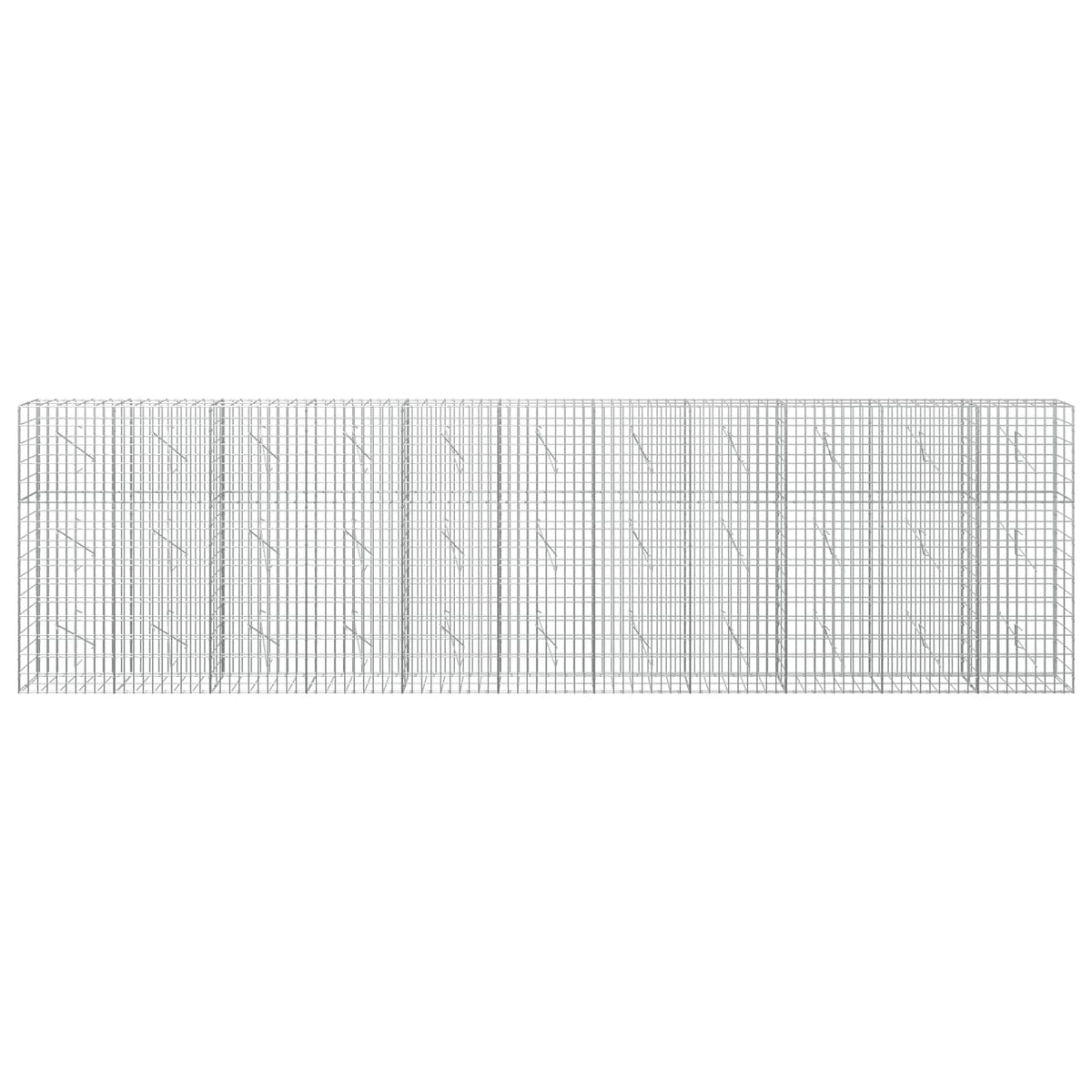 Gabionas su 5 mm viela ir 5x10 cm tinkleliu 550x10x150 cm