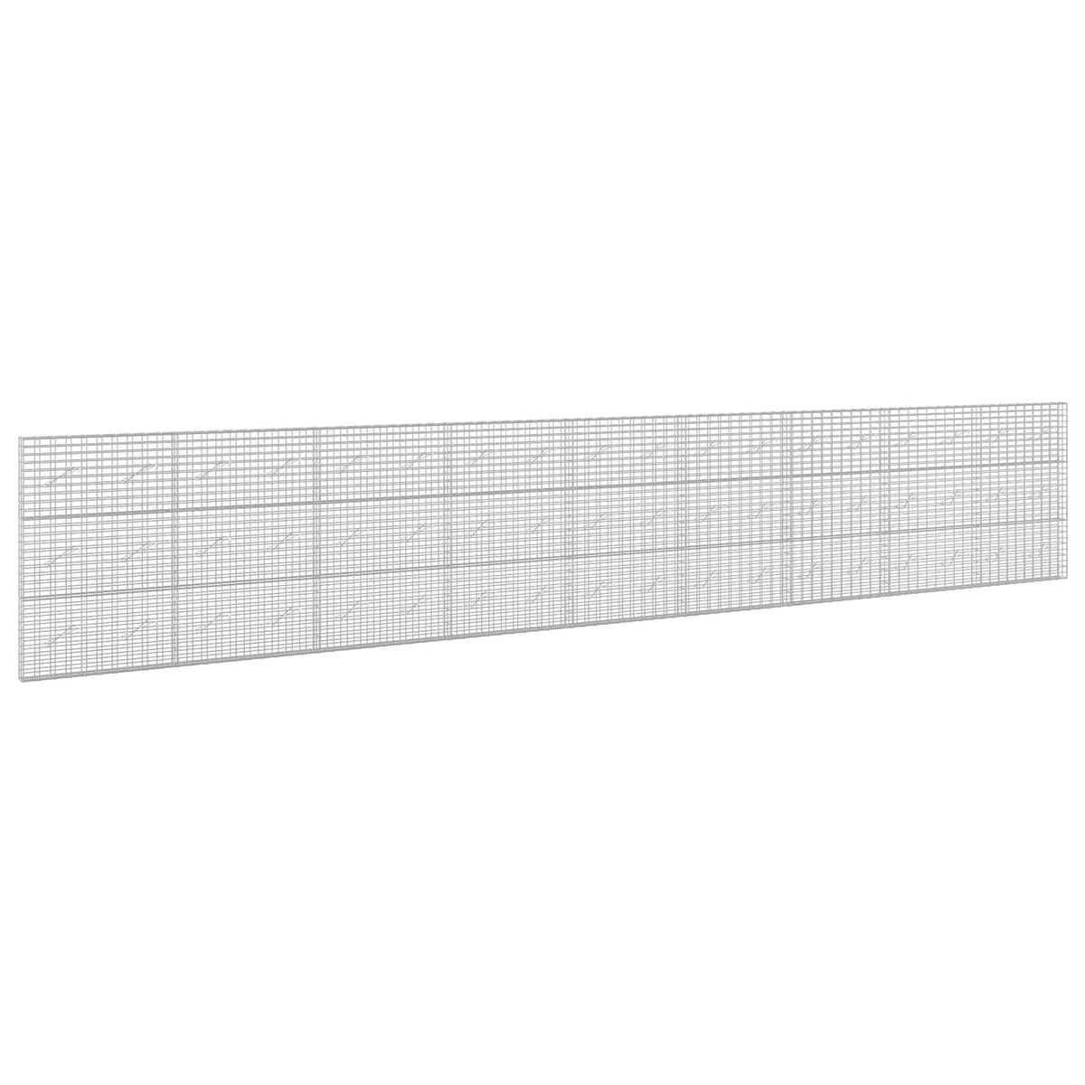 Gabionas su 5 mm Viela ir 5x10 cm Tinkleliu 900x10x150 cm