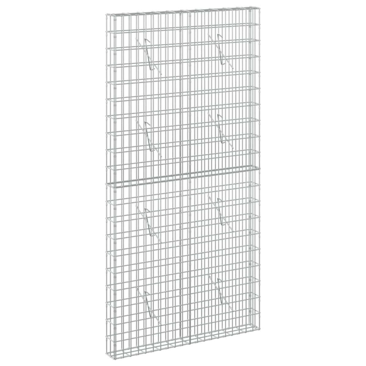 Gabionas su 5 mm Viela ir 5x10 cm Tinkleliu 100x10x200 cm