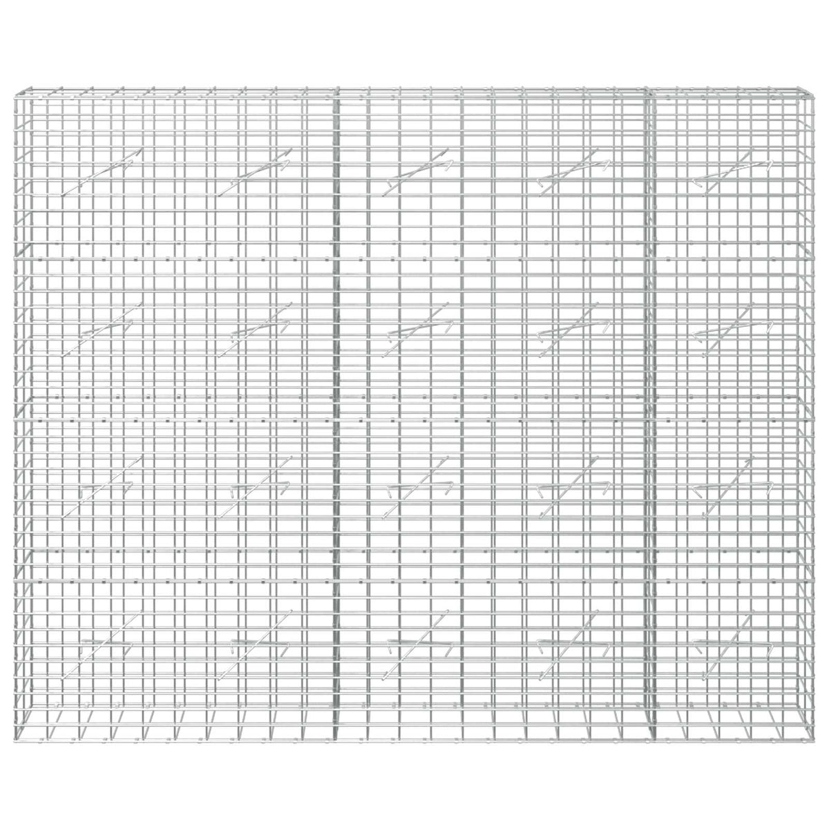 Gabionas su 5 mm viela ir 5x10 cm tinkleliu 250x10x200 cm