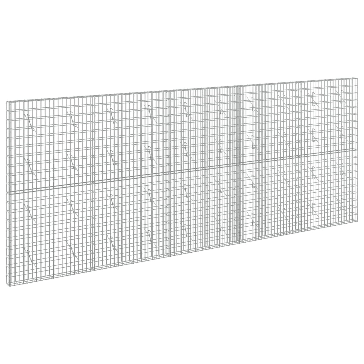 Gabionas su 5 mm Viela ir 5x10 cm Tinkleliu 500x10x200 cm