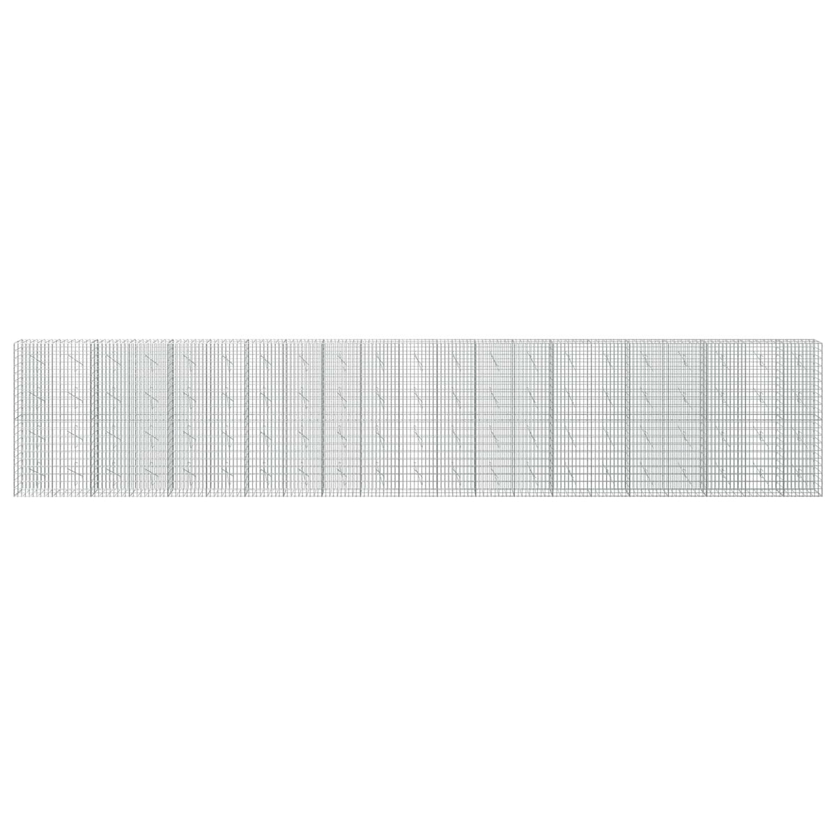 Gabionas su 5 mm Viela ir 5x10 cm Tinkleliu 1050x10x200 cm
